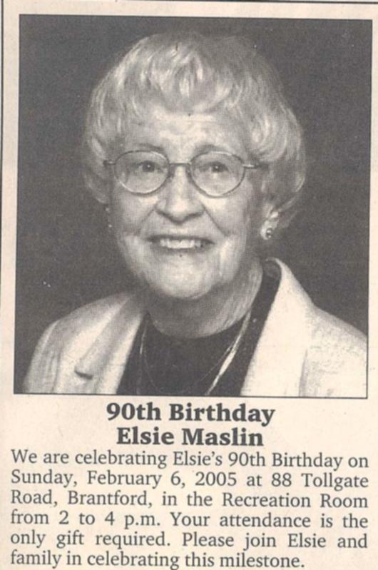 Elsie Maslin